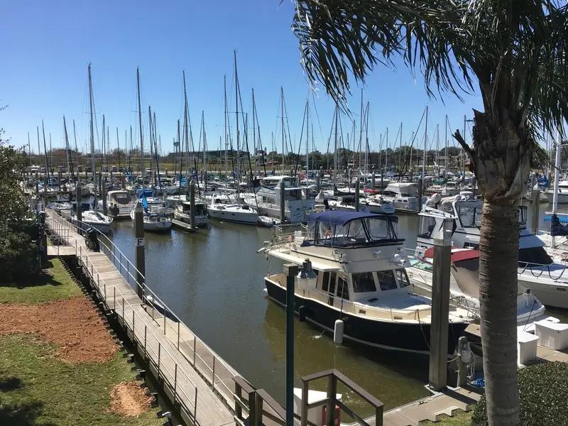 Portofino Harbour Marina & Yacht Club is located Galveston Bay